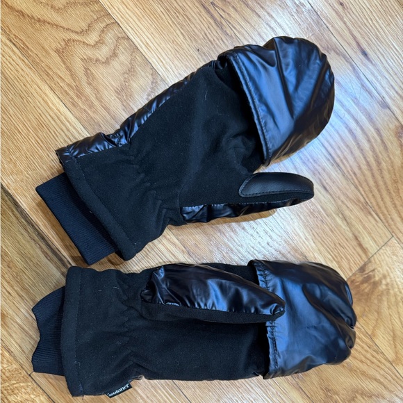Barely Worn Isotoner Sleekheat Flip-Back Quilted Mittens Size L/XL - Picture 5 of 6